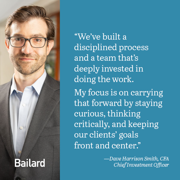 Bailard Appoints Dave Harrison Smith, CFA, Chief Investment Officer