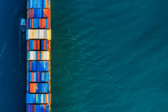 shipping container illustrating globalization