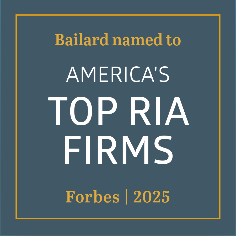 Bailard named to America's Top RIA Firms list by Forbes, 2025