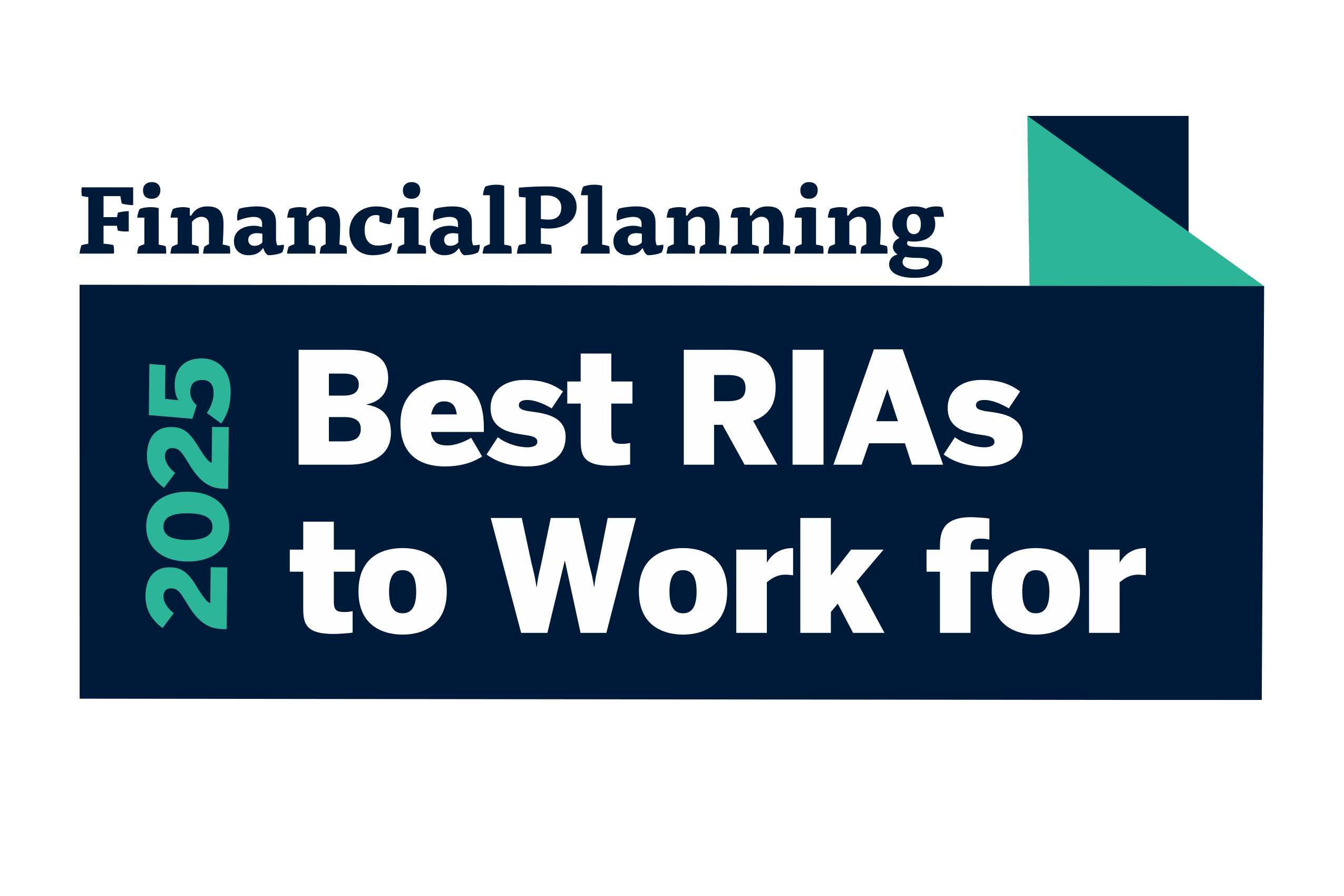 Financial Planning 2025 Best RIAs to Work for Logo